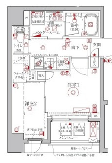 クレイシアIDZ台東竜泉の間取り|間取りです。