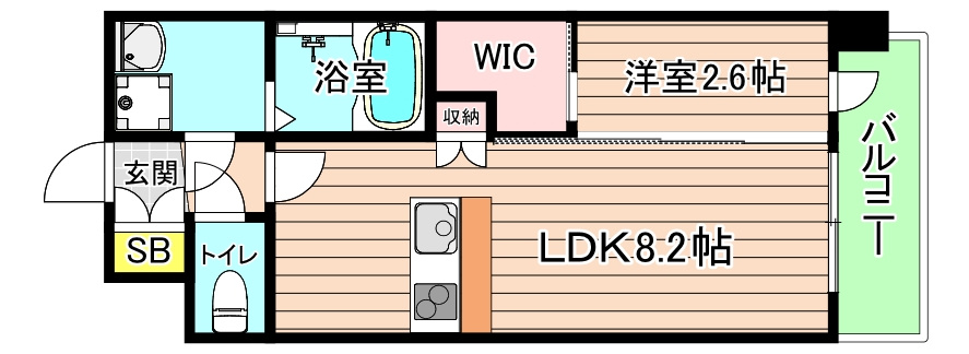 セレニテ蒲生四丁目駅前アリエの間取り
