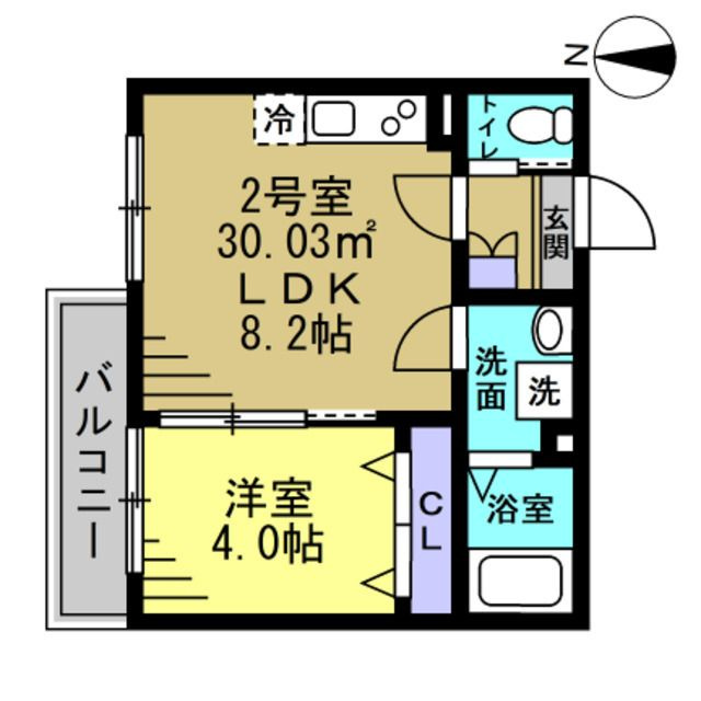 Ajour蘇我03の間取り