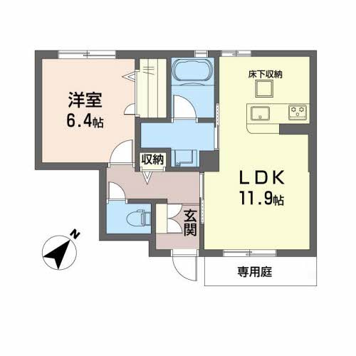 シャーメゾン　オリンピアの間取り