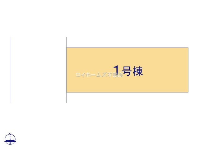 【区画図】 | 名古屋市瑞穂区直来町４丁目34『仲介料無料』新築戸建て | 1号棟