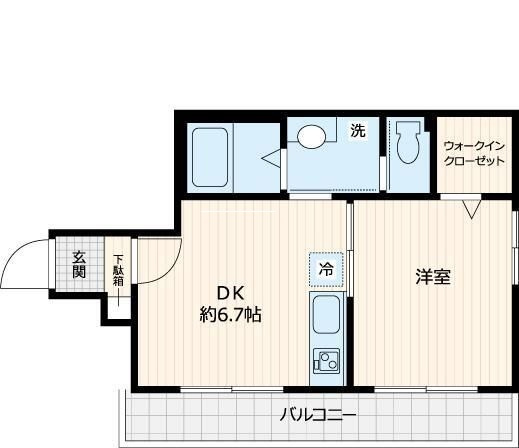 フィカーサ北池袋の間取り|間取りです。