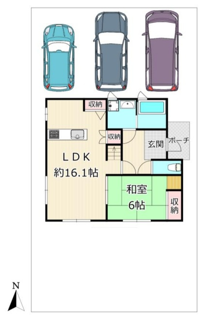 【中古戸建】邑楽郡邑楽町大字中野の区画図|■区画図