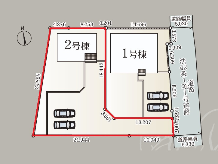 Cradlegarden　 常陸太田市瑞龍町　第1　2の前面道路含む現地写真|並列駐車可能です。気になる他の物件と合わせての現地ご案内も可能です。お気軽にお問い合わせください。