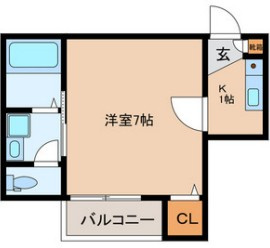 【間取り】 | クリスタル・ハイツ青井 | 間取りです。