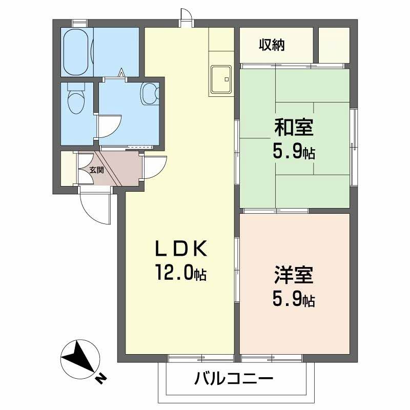 オクノハウスの間取り