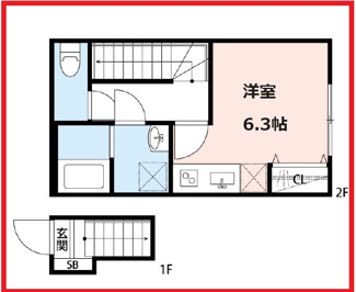 【間取り】 | オリーブ舎人
