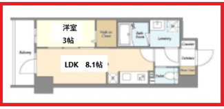 【間取り】 | エイチエフ北千住レジデンス