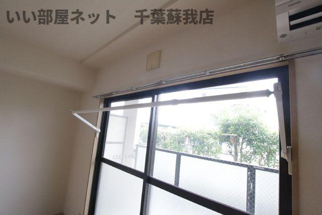 アイランドの内装|室内物干