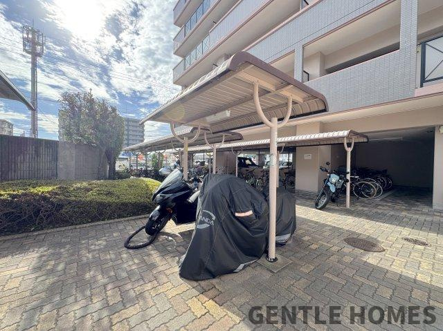アンピール板付南の駐輪場