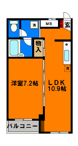 【間取り】 | フィールドハウス末広　弐番館 | ≪フィールドハウス末広弐番館≫これは広い♪