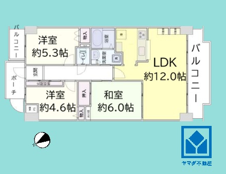 サンマンション塚口5の間取り