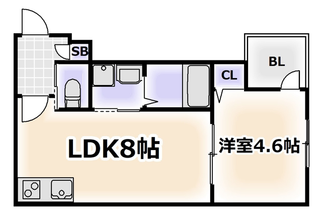 【間取り】 | H-maison大正Ⅲ（アッシュメゾン大正Ⅲ）
