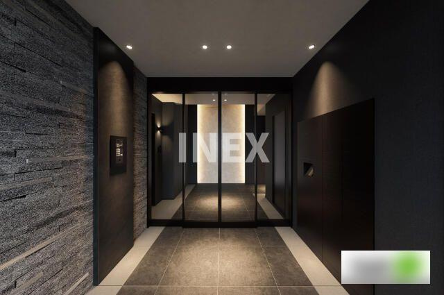 横浜市港南区港南台３丁目の賃貸マンションのエントランス