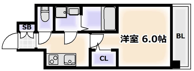 【間取り】 | クレアグレイス岸里