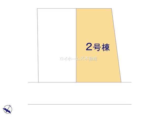 【区画図】 | 岡崎市美合町字吉添15-4『仲介料無料』新築戸建て | 2号棟