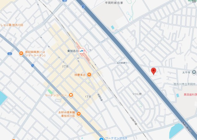 加古川市平岡町新在家第8（全1棟）新築の地図