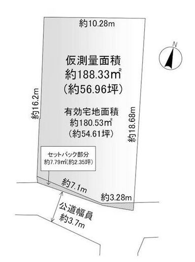 【土地図】 | 箕面市新稲１丁目　土地