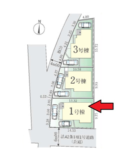 【外観】 | 府中市小柳町2丁目新築戸建 | 1号棟。