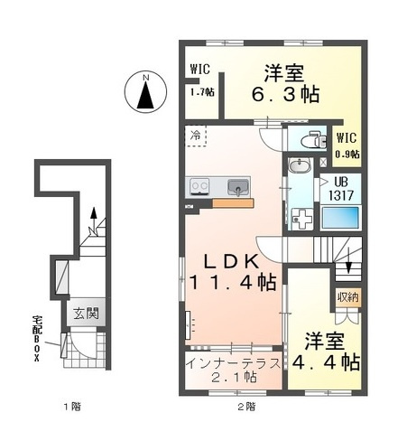 【間取り】 | フォレストハイム要【名古屋市賃貸・要町】
