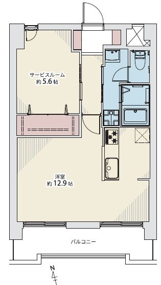ダイアパレス菊水の間取り