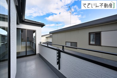 【バルコニー】 | GRAFARE鴻巣市新宿　新築住宅 | 現地(2026年10月撮影)