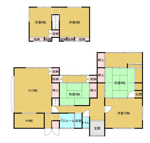 浜河内の間取り|図面と現況が異なる場合は現況優先とします。