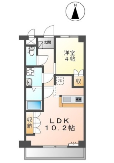 プライムガーデン八潮　仲介手数料（賃料の1.10ヵ月）の50％OFF対象物件！の間取り