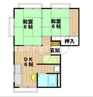 【間取り】 | 大枝ハイツ