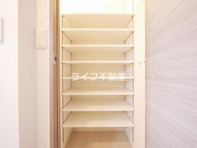 レジュールアッシュOSAKA今里駅前の収納|収納があります