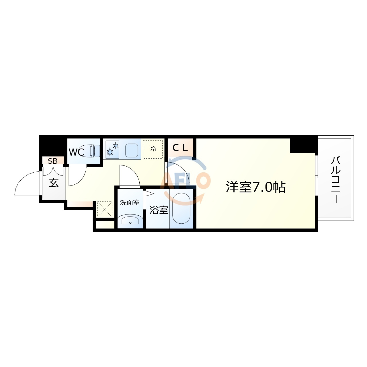リヴェント森ノ宮の間取り|リヴェント森ノ宮　間取り