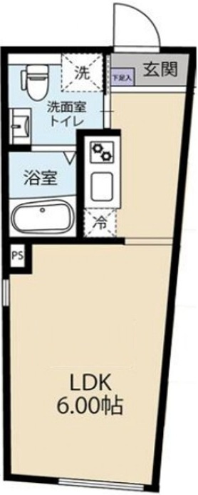 アーバンレーヴ西日暮里の間取り|間取りです。