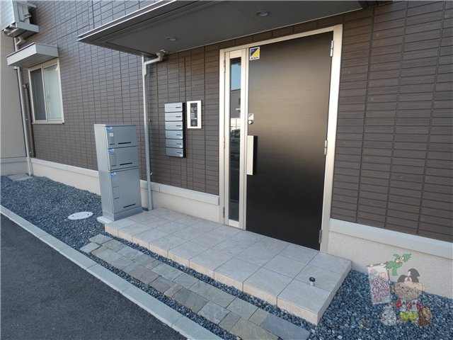 プレジオあくら　Ｃのエントランス