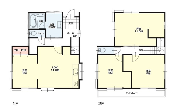 久喜市葛梅 1期 リフォーム物件の間取り|〇4LDK〇
全居室6帖以上！
内外装リフォーム済みです♪