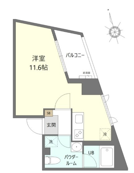 仲介手数料（賃料の1.10ヵ月）の50％OFF対象物件！の間取り