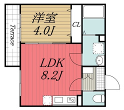 【間取り】 | Ajour蘇我03