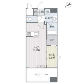 【間取り】 | ツインズ大橋B館