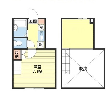 ｈａｕｏｌｉ三軒茶屋の間取り|間取りです。