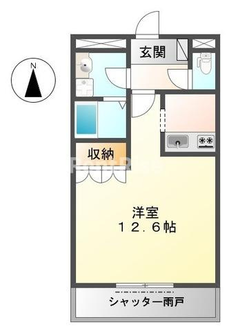 Ｋ’ｓスクエアの間取り|間取図