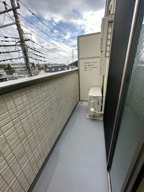 Glam南流山のバルコニー