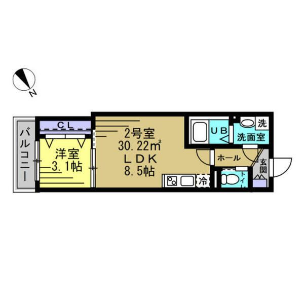 Glam南流山の間取り