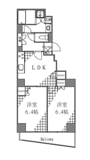 【間取り】 | ライオンズマンション浅草言問橋