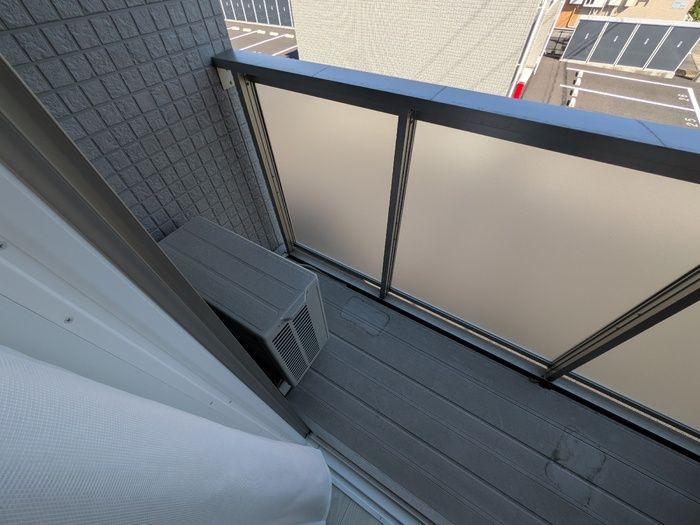 アクシア高屋敷　Ⅰのバルコニー
