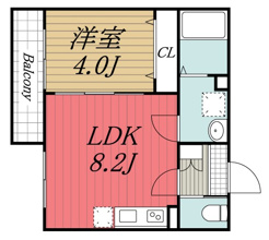 【間取り】 | Ajour蘇我03