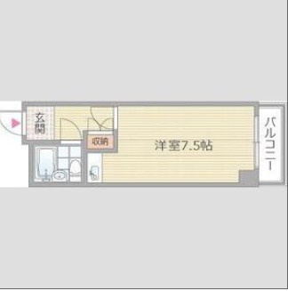 プレアール長居公園Ⅱの間取り
