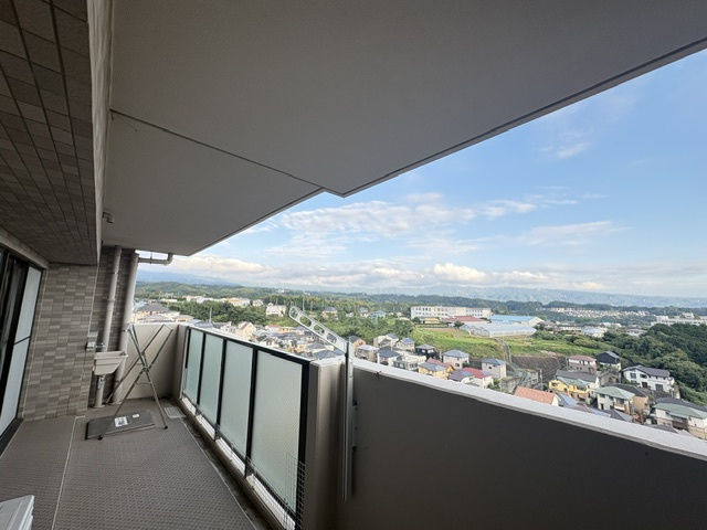 シャリエ三島松が丘　三島市松が丘の展望|バルコニーからの眺望です。