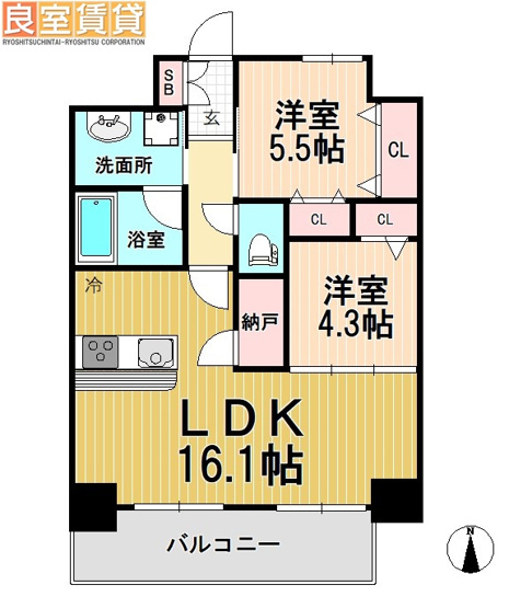 【間取り】 | ハイドランジア東別院