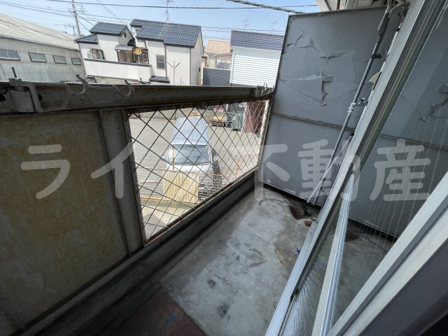 サウスワンのバルコニー|陽当たり良好なバルコニーです