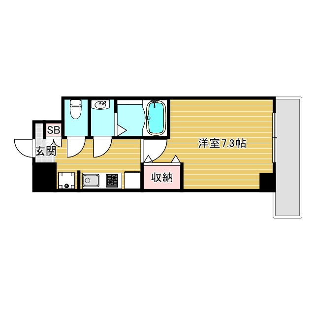 ウインズコート桜塚の間取り