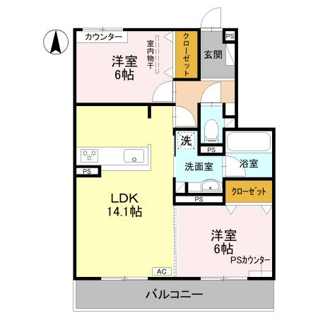 パークサイドファームの間取り